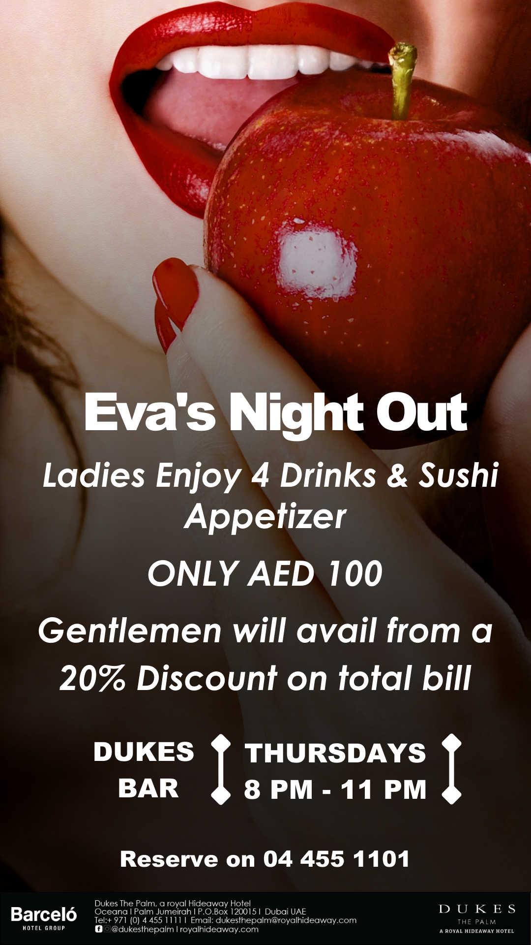 Eva S Night Out Dukes The Palm A Royal Hideaway Hotel